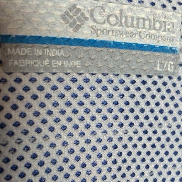 Columbia Fishing Shirt Men's Large PFG Trollers Best Performance Button Down - Picture 3 of 6